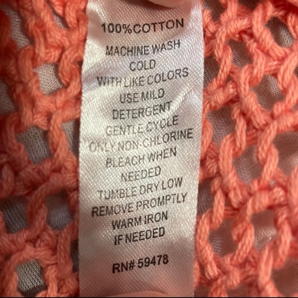 Open Knit Crochet Sweater Small - Picture 8 of 8